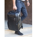 Кожаный рюкзак Carlo Gattini Vicoforte black 3099-01. Вид 8.
