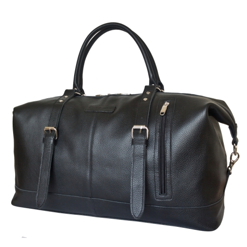 Кожаная дорожная сумка Carlo Gattini Campora black 4019-01