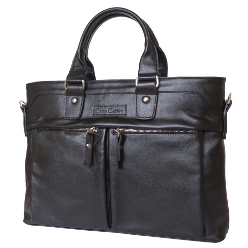 Кожаная мужская сумка Carlo Gattini Talponera black 5019-01