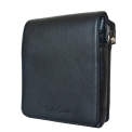 Кожаная мужская сумка Carlo Gattini Damboli black 5046-01