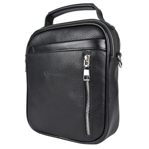 Кожаная мужская сумка Carlo Gattini Cavallaro black 5049-01