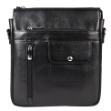 Кожаная мужская сумка Carlo Gattini Fiesole black 5054-01. Вид 2.