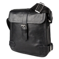 Кожаная мужская сумка Carlo Gattini Antimo black 5055-01