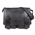 Кожаная мужская сумка Carlo Gattini Madruzzo black 5068-01. Вид 2.