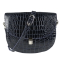 Кожаная женская сумка Carlo Gattini Amendola dark blue 8003-19. Вид 2.