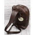 Женский кожаный рюкзак Carlo Gattini Albiate Premium brown 3103-53. Вид 6.