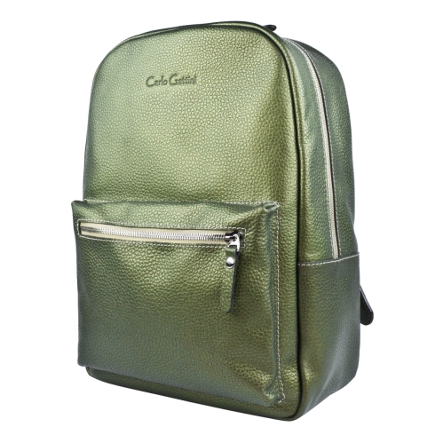 Женский кожаный рюкзак Carlo Gattini Albiate Premium gold kiwi 3103-59