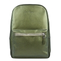 Женский кожаный рюкзак Carlo Gattini Albiate Premium gold kiwi 3103-59. Вид 2.
