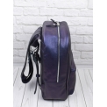 Женский кожаный рюкзак Carlo Gattini Albiate Premium indigo 3103-56. Вид 7.