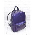 Женский кожаный рюкзак Carlo Gattini Anzolla Premium blue chameleon 3040-58. Вид 4.