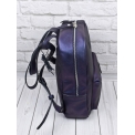 Женский кожаный рюкзак Carlo Gattini Anzolla Premium indigo 3040-56. Вид 5.