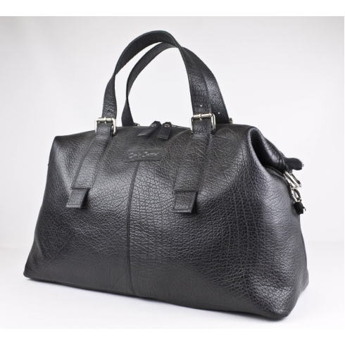 Кожаная дорожная сумка Carlo Gattini Ardenno black 4013-81