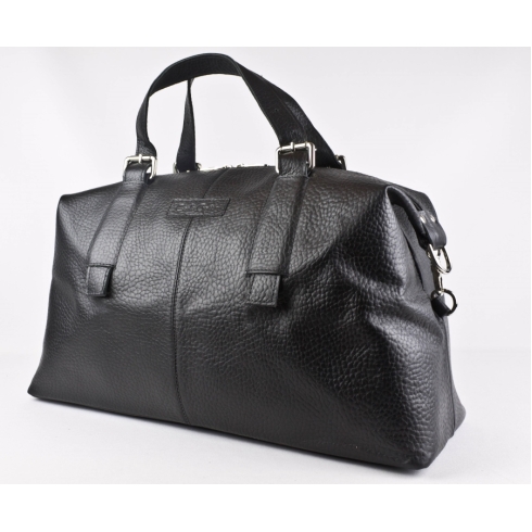 Кожаная дорожная сумка Carlo Gattini Ardenno black 4013-91