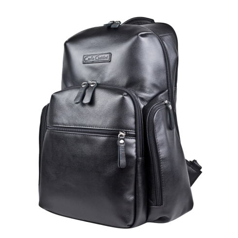 Кожаный рюкзак Carlo Gattini Bertario black 3102-01