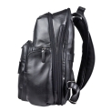 Кожаный рюкзак Carlo Gattini Bertario black 3102-01. Вид 3.