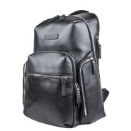 Кожаный рюкзак Carlo Gattini Bertario Premium black 3102-51