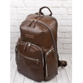 Кожаный рюкзак Carlo Gattini Bertario Premium brown 3102-53. Вид 6.