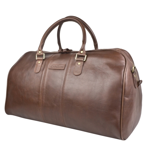 Кожаная дорожная сумка Carlo Gattini Campelli Premium brown 4014-53