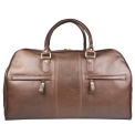 Кожаная дорожная сумка Carlo Gattini Campelli Premium brown 4014-53. Вид 3.