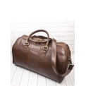 Кожаная дорожная сумка Carlo Gattini Campelli Premium brown 4014-53. Вид 6.