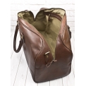 Кожаная дорожная сумка Carlo Gattini Campelli Premium brown 4014-53. Вид 10.