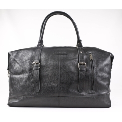 Кожаная дорожная сумка Carlo Gattini Campora black 4019-91