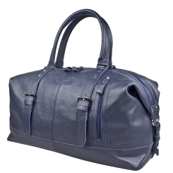 Кожаная дорожная сумка Carlo Gattini Campora blue 4019-19