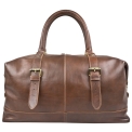 Кожаная дорожная сумка Carlo Gattini Campora Premium brown 4019-53. Вид 2.
