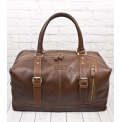 Кожаная дорожная сумка Carlo Gattini Campora Premium brown 4019-53. Вид 5.