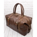 Кожаная дорожная сумка Carlo Gattini Campora Premium brown 4019-53. Вид 6.