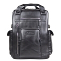 Кожаный рюкзак Carlo Gattini Corruda Premium black 3092-51. Вид 2.