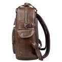 Кожаный рюкзак Carlo Gattini Corruda Premium brown 3092-53. Вид 2.