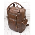 Кожаный рюкзак Carlo Gattini Corruda Premium brown 3092-53. Вид 4.