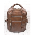 Кожаный рюкзак Carlo Gattini Corruda Premium brown 3092-53. Вид 5.