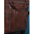 Кожаный рюкзак Carlo Gattini Corruda Premium brown 3092-53. Вид 9.
