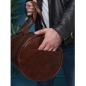 Кожаная дорожная сумка Carlo Gattini Faenza Premium brown 4033-02. Вид 11.