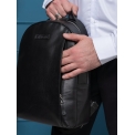Кожаный рюкзак Carlo Gattini Ferramonti Premium black 3098-51. Вид 7.
