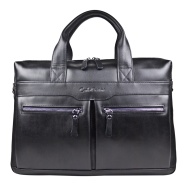 Сумка для ноутбука Carlo Gattini Lugano Premium black 1007-51. Вид 2.