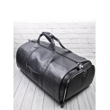 Кожаный портплед дорожная сумка Carlo Gattini Milano Premium iron grey 4035-55. Вид 5.