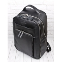 Кожаный рюкзак Carlo Gattini Montemoro Premium black 3044-51. Вид 5.