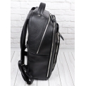 Кожаный рюкзак Carlo Gattini Montemoro Premium black 3044-51. Вид 6.