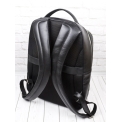 Кожаный рюкзак Carlo Gattini Montemoro Premium black 3044-51. Вид 7.