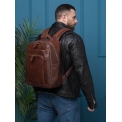 Кожаный рюкзак Carlo Gattini Montemoro Premium brown 3044-53. Вид 11.