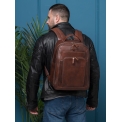 Кожаный рюкзак Carlo Gattini Montemoro Premium brown 3044-53. Вид 12.