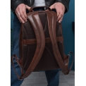 Кожаный рюкзак Carlo Gattini Montemoro Premium brown 3044-53. Вид 15.