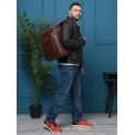 Кожаный рюкзак Carlo Gattini Montemoro Premium brown 3044-53. Вид 10.