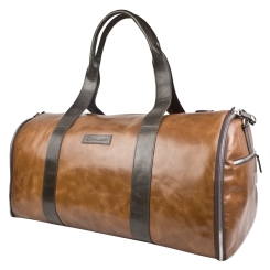Кожаный портплед дорожная сумка Carlo Gattini Torino Premium cog brown 4037-03