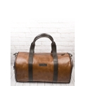 Кожаный портплед дорожная сумка Carlo Gattini Torino Premium cog brown 4037-03. Вид 5.