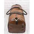 Кожаный портплед дорожная сумка Carlo Gattini Torino Premium cog brown 4037-03. Вид 7.