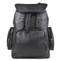 Кожаный рюкзак Carlo Gattini Vetralla black 3101-01. Вид 2.